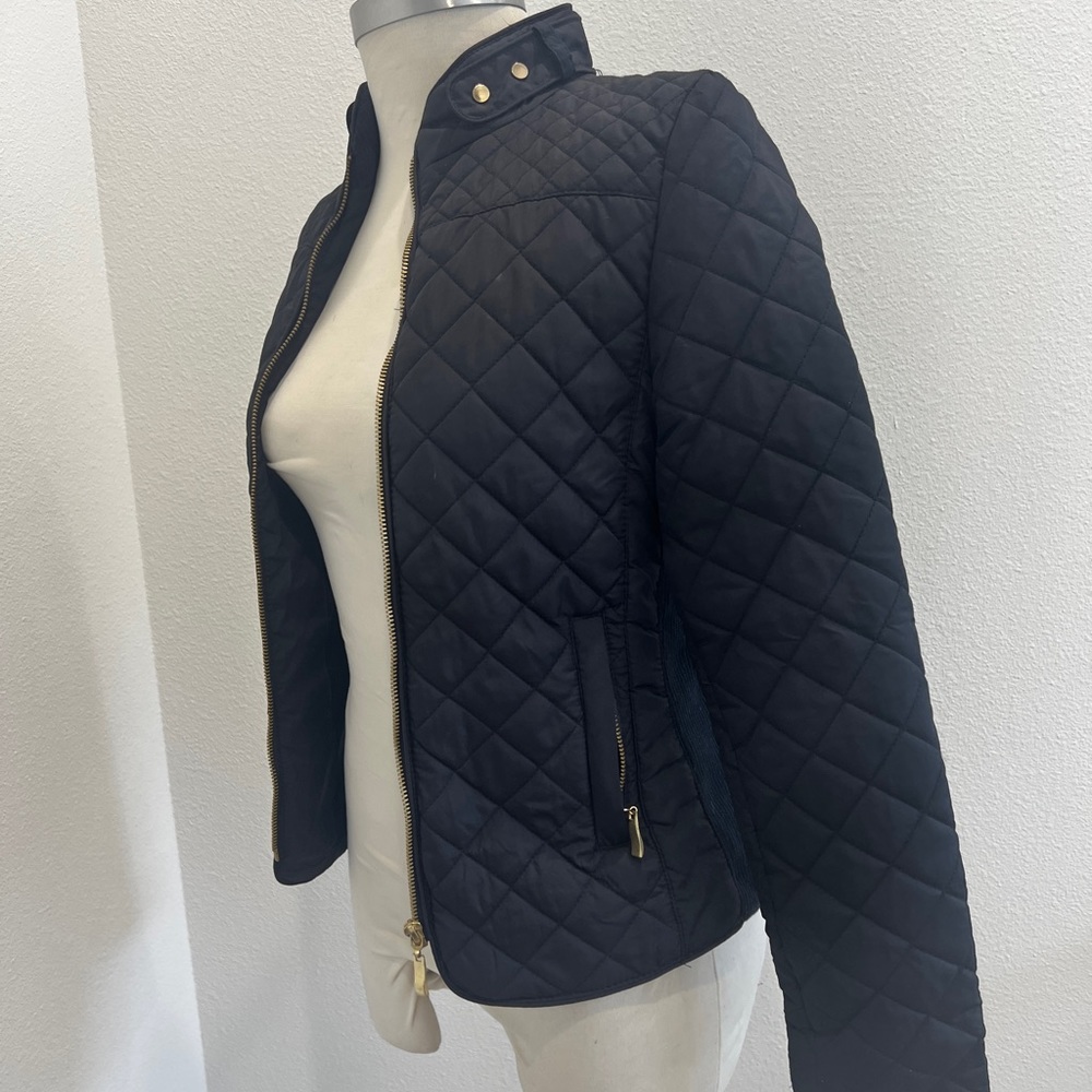 Celeste Quilted Jacket Navy